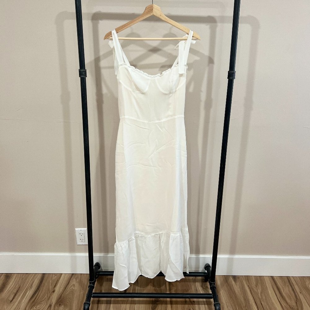 Reformation Nikita Dress | Ivory 🎉SALE🎀 NEW - Picture 9 of 16